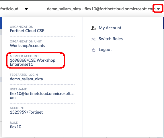 FortiCloud Account ID