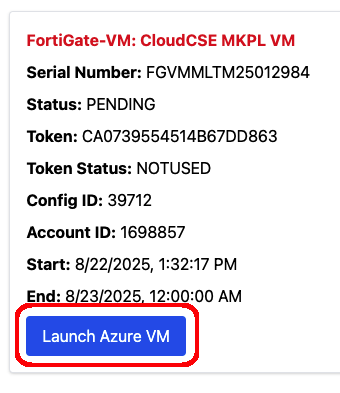 Launch VM