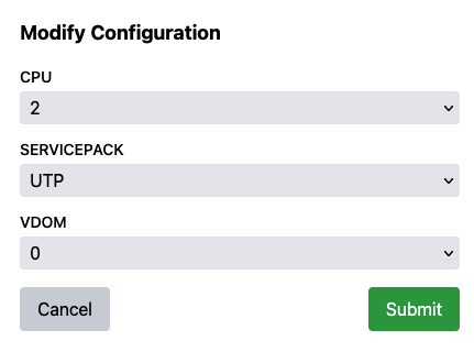 Modify Config