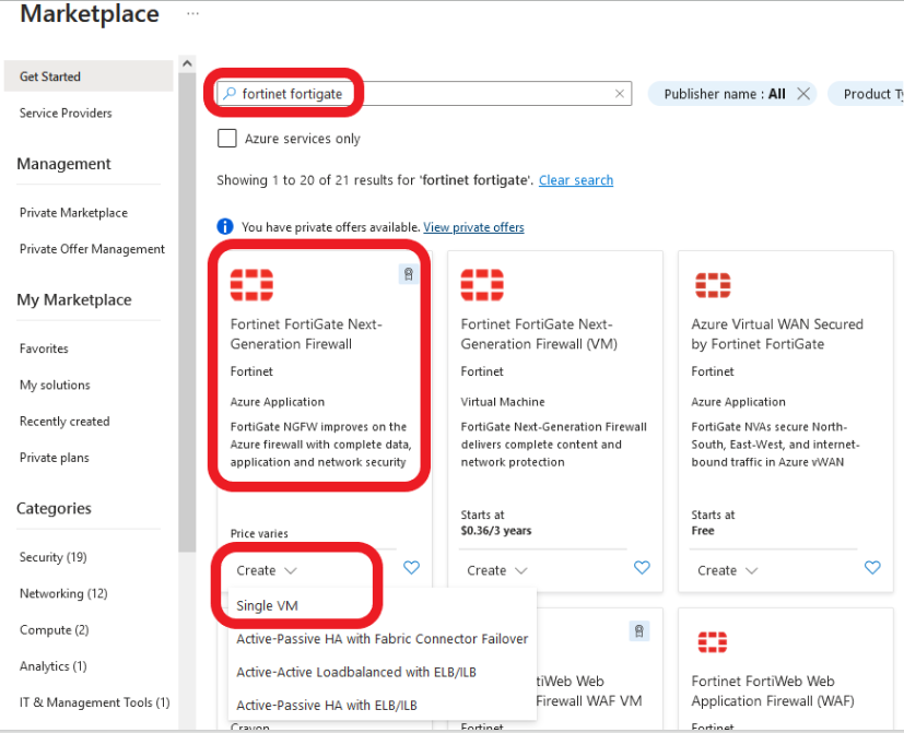 Azure Marketplace