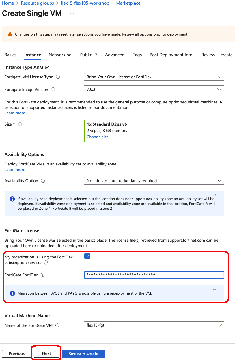 VM Creation Flex License