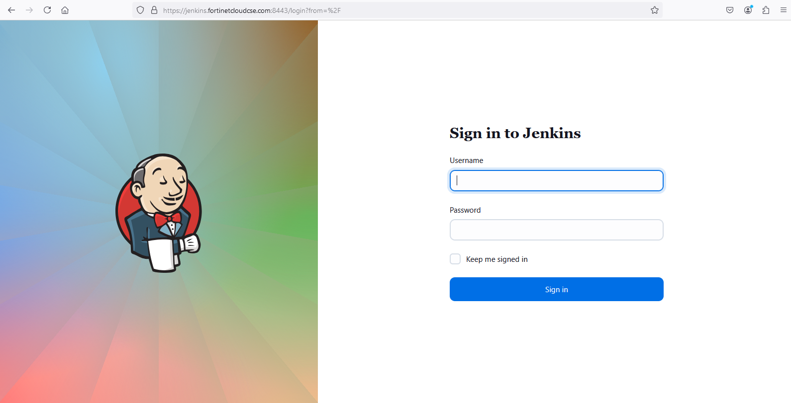 Jenkins-login