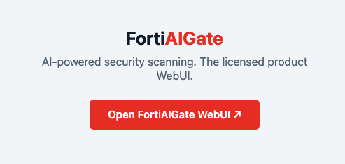 FAIG WebUI