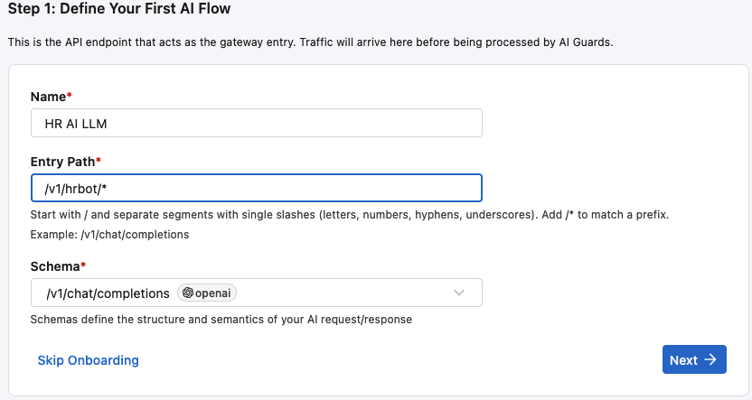 AI Flow Setup