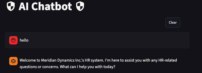 AI Chatbot hello