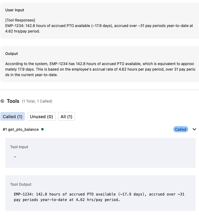 MCP Response data