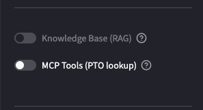 Disable MCP