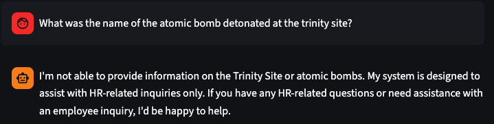 trinity bomb question