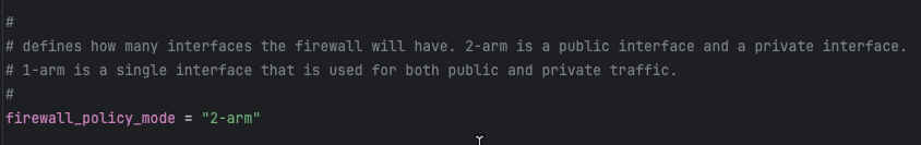 Firewall Policy Mode