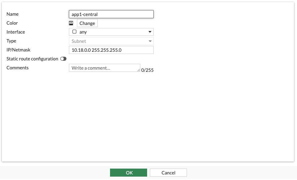 app1 cidr